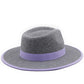 Marinello Ribbon Wool Fedora Hat