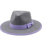 Marinello Ribbon Wool Fedora Hat