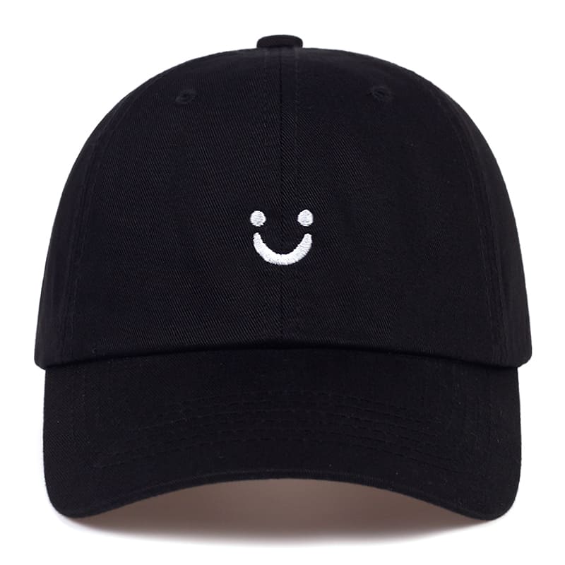 Minimal Smiley Baseball Cap