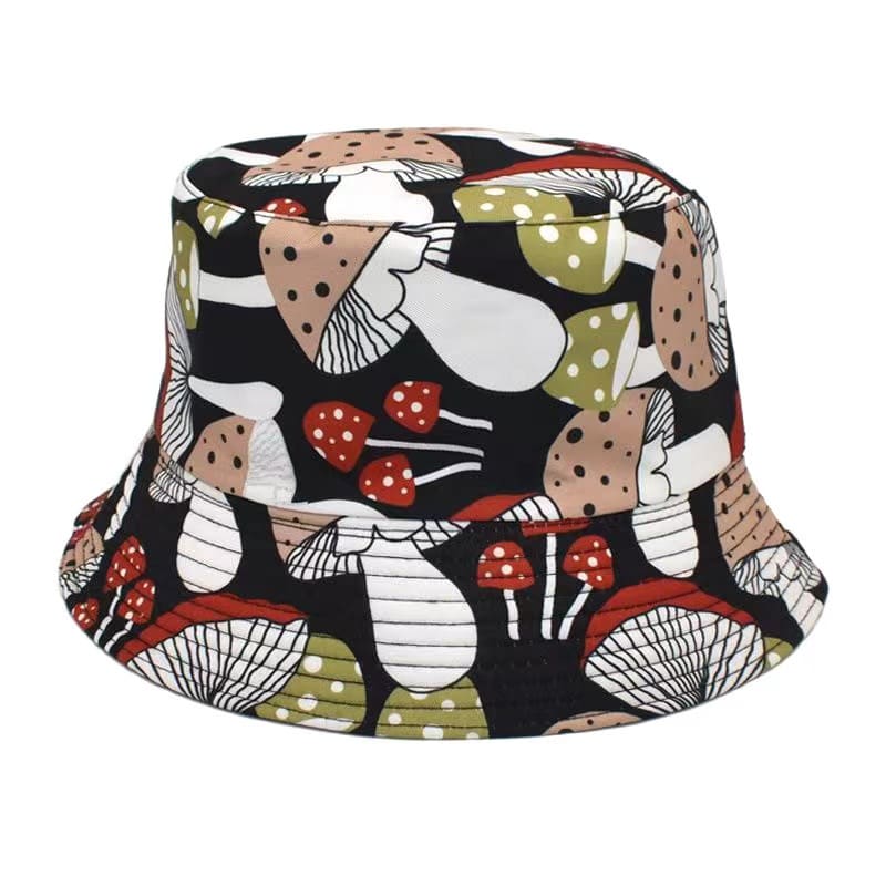 Mushrooms Reversible Bucket Hat