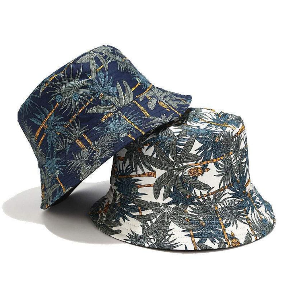 Palm Trees Reversible Bucket Hat