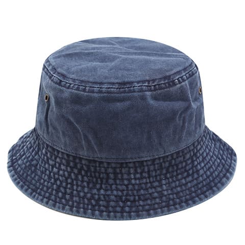 Plain Washed Denim Bucket Hat