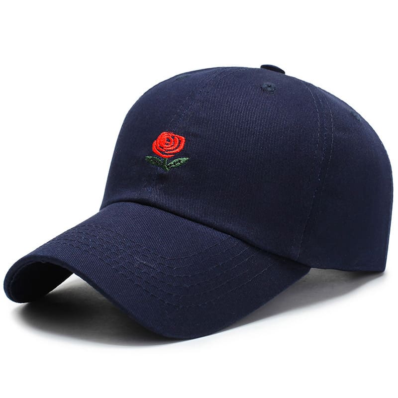 Caps With Red Roses Red Rose Baseball Cap | 100% Cotton – Ghelter