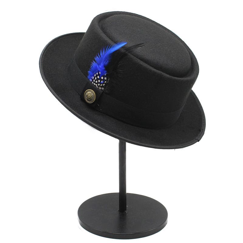 Rimini Feathers Porkpie Hat