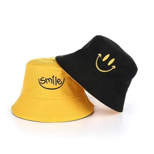Smile Reversible Bucket Hat