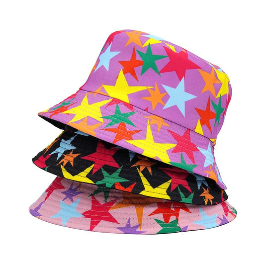 Stars Reversible Bucket Hat