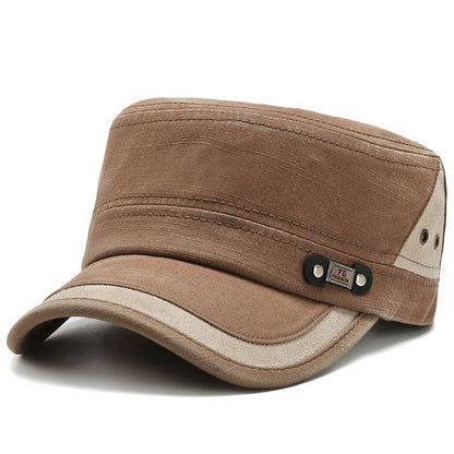 Ghelter-military-hat-retro-cotton-plain-men-women