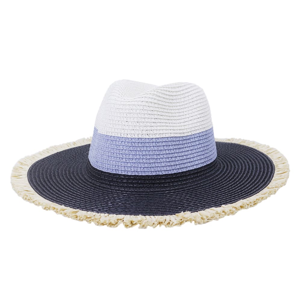 Tropicana Sun Straw Fedora Hat