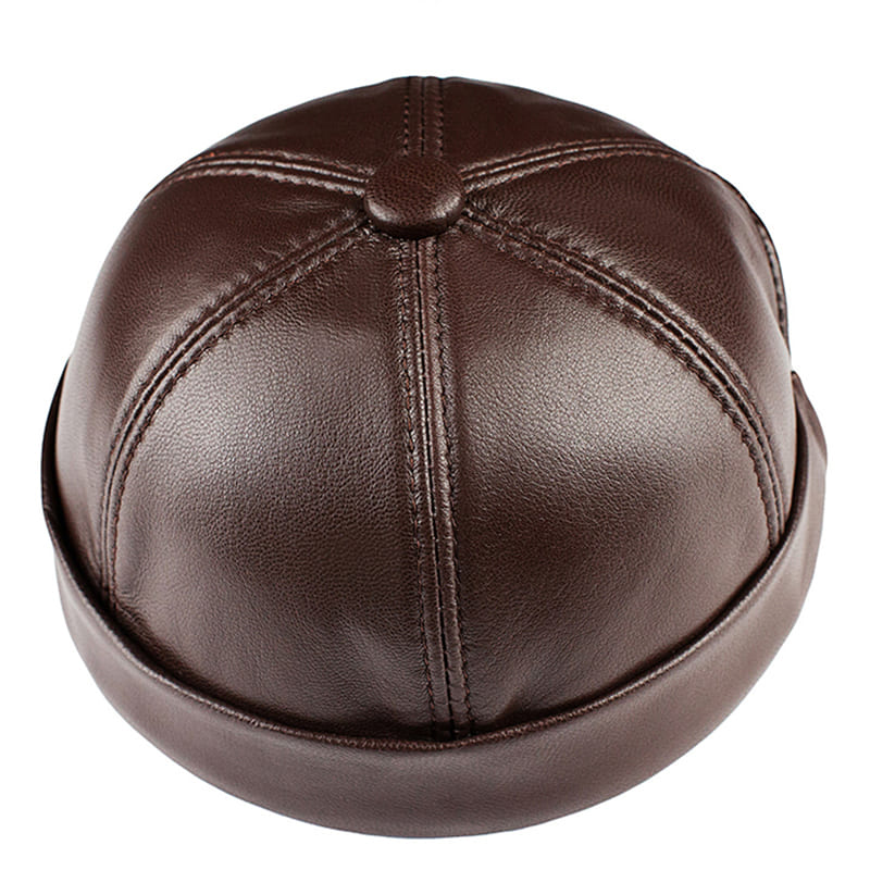 Dacker Cap Vintage Genuine Leather Docker Cap – Ghelter