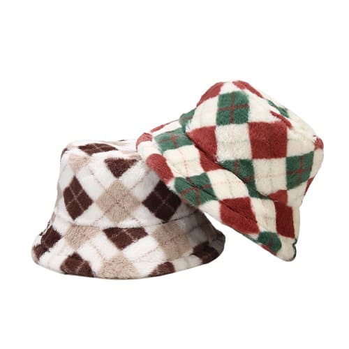 winter-plaid-classic-furry-cold-protection-fisherman-headwear