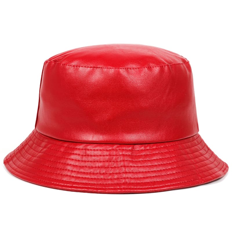 Waterproof Leather Bucket Hat