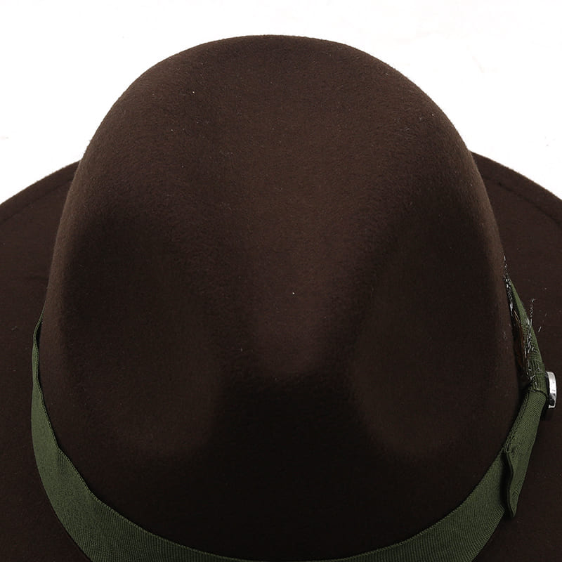 Wilson Feather Brown Fedora Hat