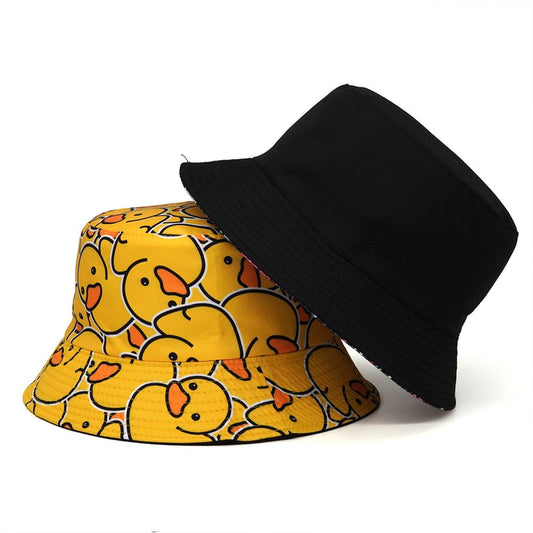 Yellow Duck Reversible Bucket Hat